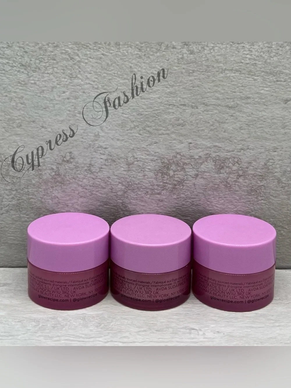 🪅 Three Glow Recipe Plum Plump Hyaluronic Creams